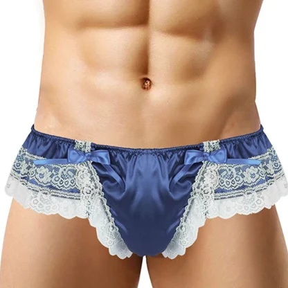 Men's Ruffle Lace Trim Panties - Image 6