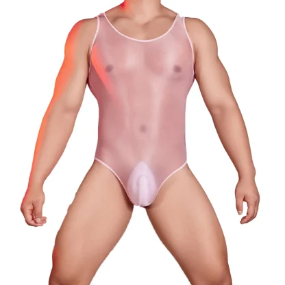 Transparent Sleeveless Bodysuit - Image 2