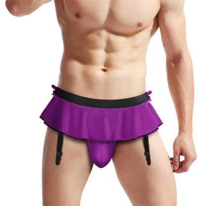 Elastic Waist Skirted Thongs - Image 5