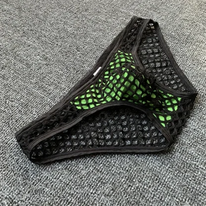 Low-rise Fishnet Bikini Brief - Image 3