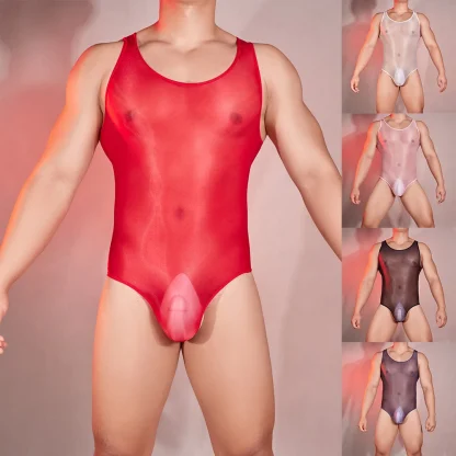 Transparent Sleeveless Bodysuit - Image 7