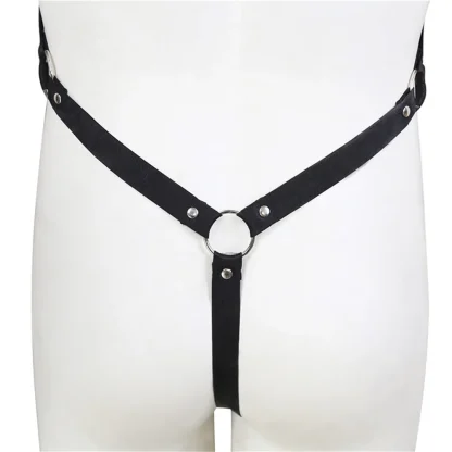 Black Halter Bodysuit Harness - Image 6
