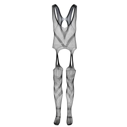 Sheer Suspender Bodystocking - Image 4