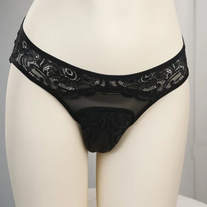 Lace-up Back Sheer Jockstrap - Image 2