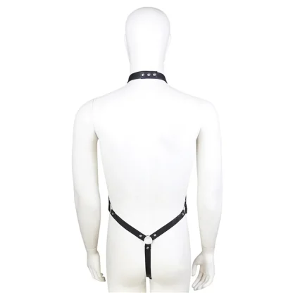 Black Halter Bodysuit Harness - Image 3