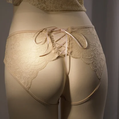 Lace-up Back Sheer Jockstrap - Image 5
