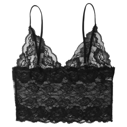 Sexy Tank Top Lace Lingerie - Image 4