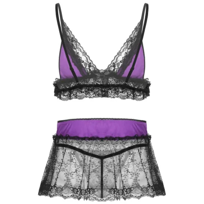 Sexy See-through Lace Lingerie - Image 2