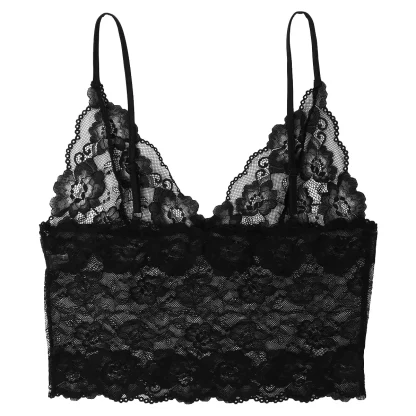 Sexy Tank Top Lace Lingerie - Image 5