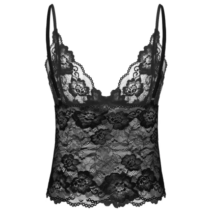 Sexy Tank Top Lace Lingerie - Image 7