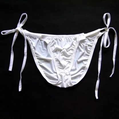 Tie Side Simple Bikini Brief - Image 2