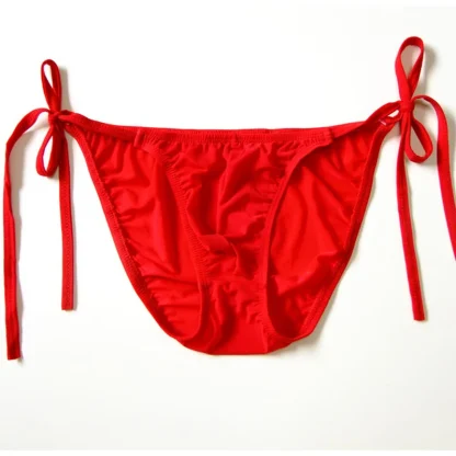 Tie Side Simple Bikini Brief - Image 6