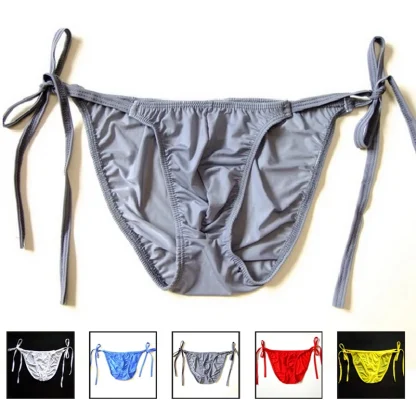 Tie Side Simple Bikini Brief - Image 8