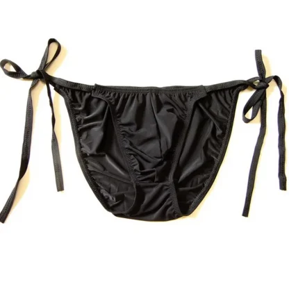 Tie Side Simple Bikini Brief - Image 4