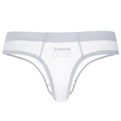 Men's Bulge Pouch Sheer Thong - Image 5