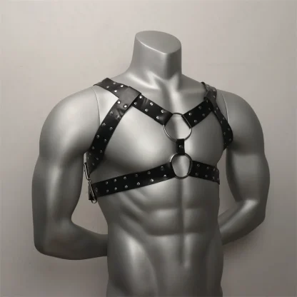 Black Chest Sexy Harness - Image 5