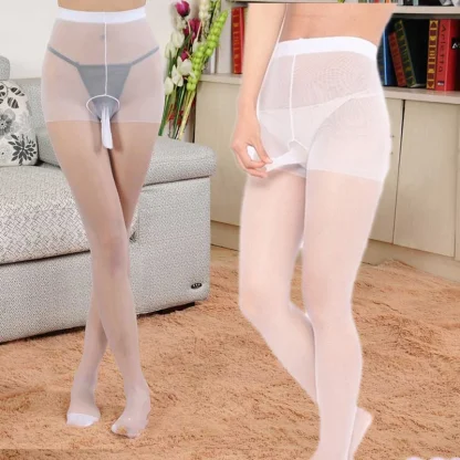 Pouch See-through Pantyhose - Image 6