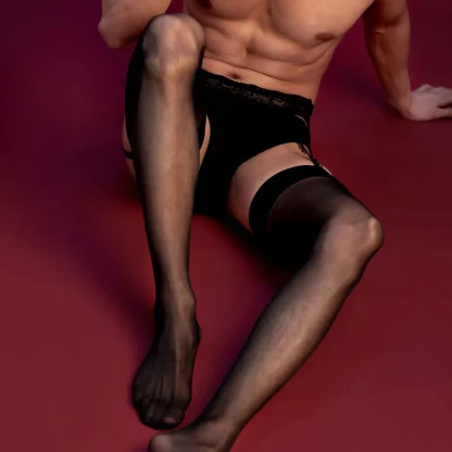 See-through Suspender Pantyhose - Image 3