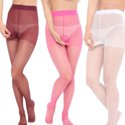 Pouch See-through Pantyhose - Image 9