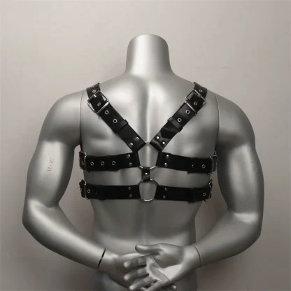 Black Chest Sexy Harness - Image 7