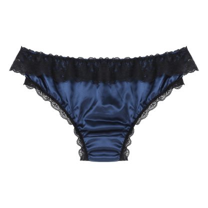 Lace Trim Bowknot Bikini Brief - Image 14