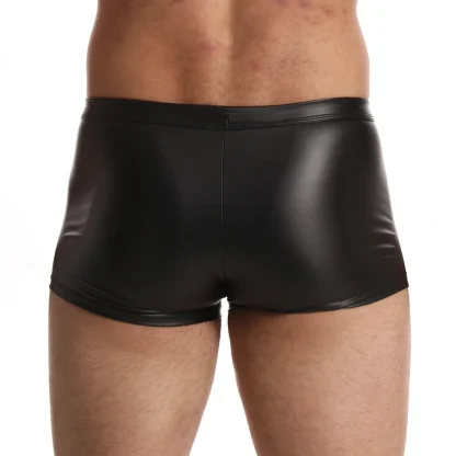 Zippered Crotch Black Boxer Brief - Image 4