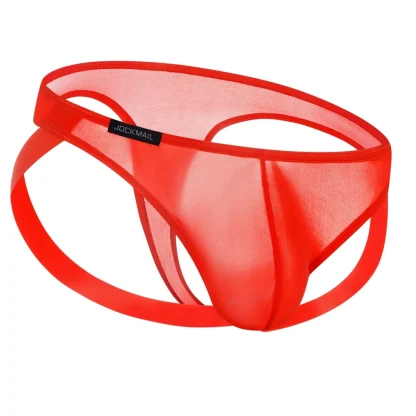 Transparent Strappy Thong - Image 9