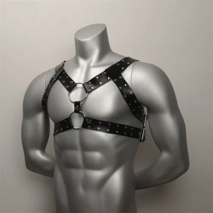 Black Chest Sexy Harness - Image 6
