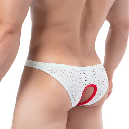 Crotchless Hollow Out Briefs - Image 2