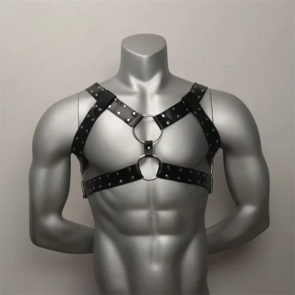 Black Chest Sexy Harness - Image 4