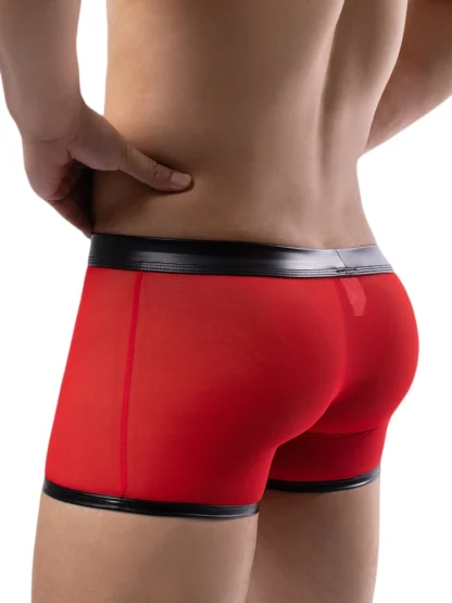 Mesh Snap Button Crotch Boxer Brief - Image 2