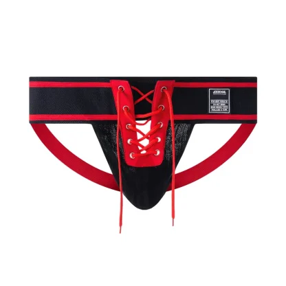 Lace-up Adjustable Front Jockstrap - Image 7