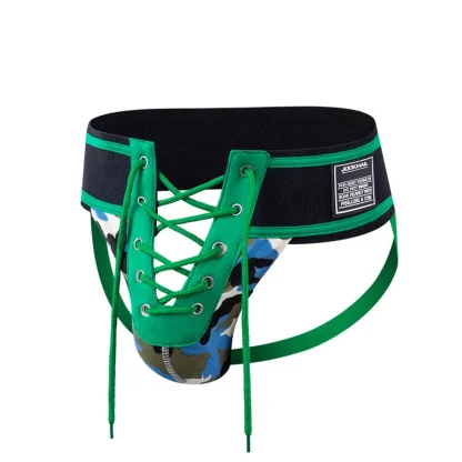 Lace-up Adjustable Front Jockstrap - Image 9