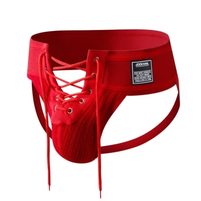 Lace-up Adjustable Front Jockstrap - Image 8