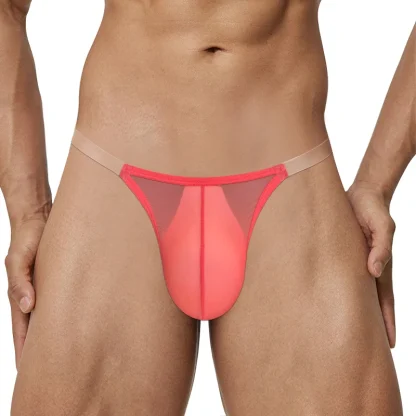 Transparent Strap Mesh Brief - Image 5