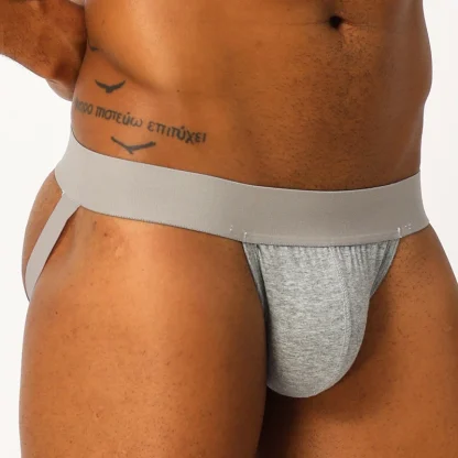 Elastic Plain Color Jockstraps - Image 3