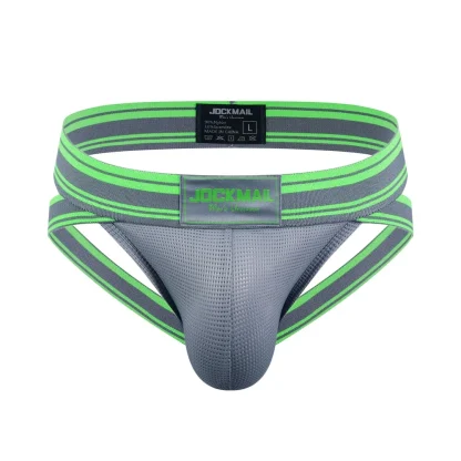 Striped Strap Comfotable Jockstrap - Image 7