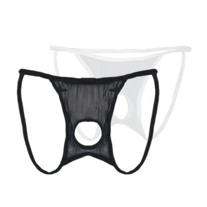 Crotchless Ultra-thin Sheer Jockstrap - Image 6