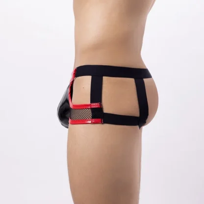 Ring Decor Cutout Sheer Jockstrap - Image 6