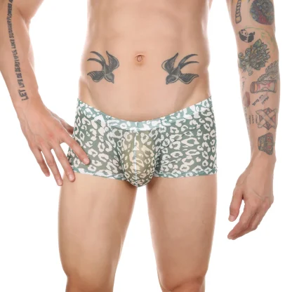 See-through Leopard Print Boxer Brief - Image 10