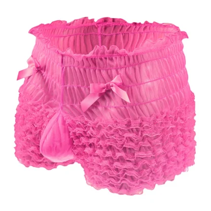 Cute Ruffle Ruched Boxer Brief - Image 11