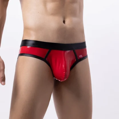 Shiny Metallic Men's Sexy Briefs - Image 7