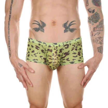 See-through Leopard Print Boxer Brief - Image 8