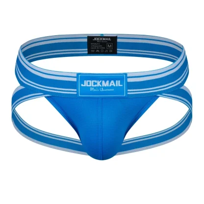 Striped Strap Comfotable Jockstrap - Image 14
