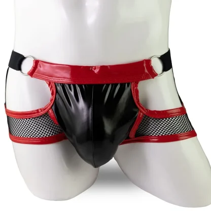 Ring Decor Cutout Sheer Jockstrap - Image 5