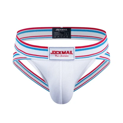 Striped Strap Comfotable Jockstrap - Image 3