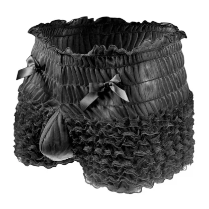 Cute Ruffle Ruched Boxer Brief - Image 13