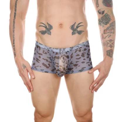 See-through Leopard Print Boxer Brief - Image 6