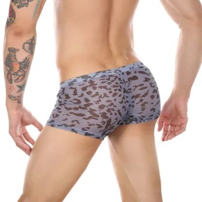 See-through Leopard Print Boxer Brief - Image 5