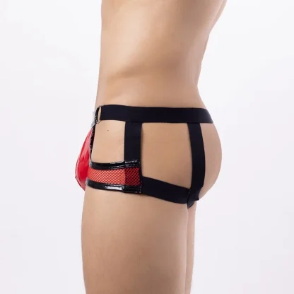 Ring Decor Cutout Sheer Jockstrap - Image 10